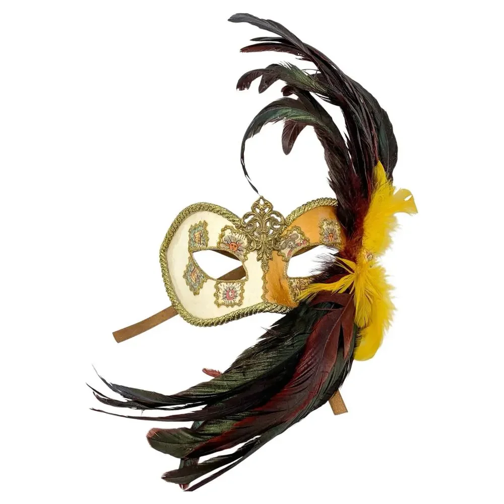 Bertolini Venice Venetian Masquerade Masks Set of 2 Handmade Italy